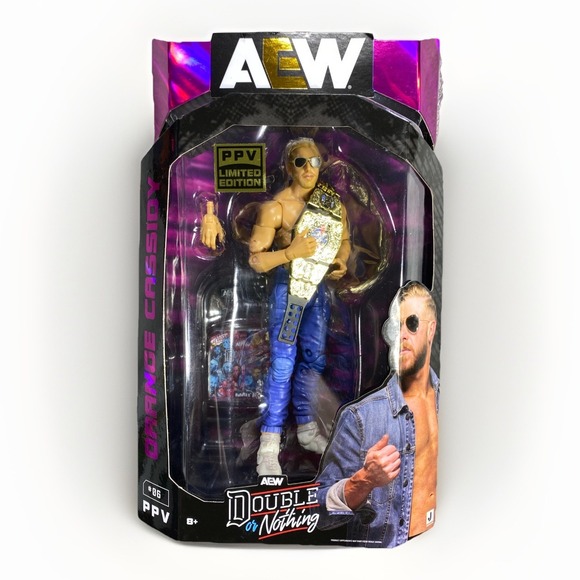 Jazwares Other - AEW Orange Cassidy Figurine 06 Champion Unrivaled PPV Limited Edition Target NEW